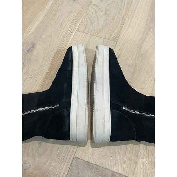 J Slides Boots Women 8.5 Black White Tristan Waterproof Platform Sneaker Bootie - Picture 8 of 8